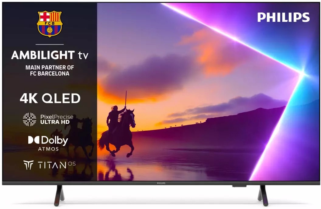 TV QLED 4K 164 cm PHILIPS 65" 4K 60Hz Noir - 65PUS8550