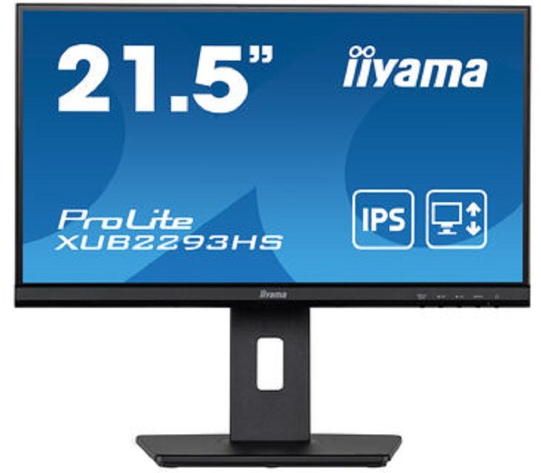 IIYAMA Ecran 22 pouces Full HD Prolite IPS 75Hz 1ms Noir - IIXUB2293HSB5