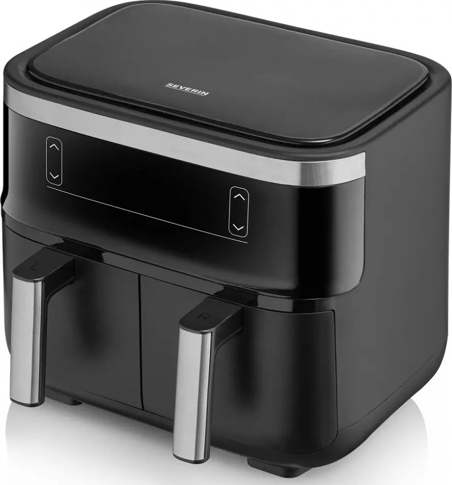 Friteuse à air chaud SEVERIN AirFryer 7.6L 2850W Double compartiment FR2453