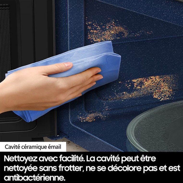 Micro ondes SAMSUNG 800W 23L Blanc - MS23K3614AW