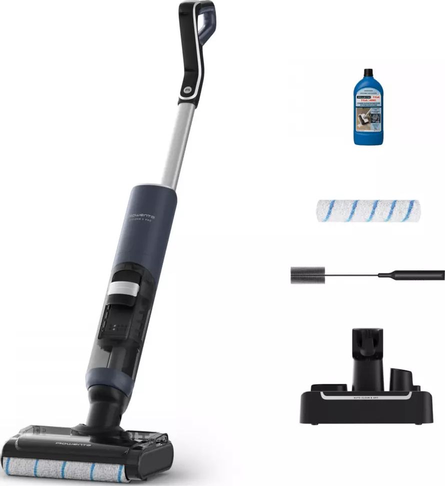 Aspirateur laveur ROWENTA 50min Noir et bleu GZ5436E0