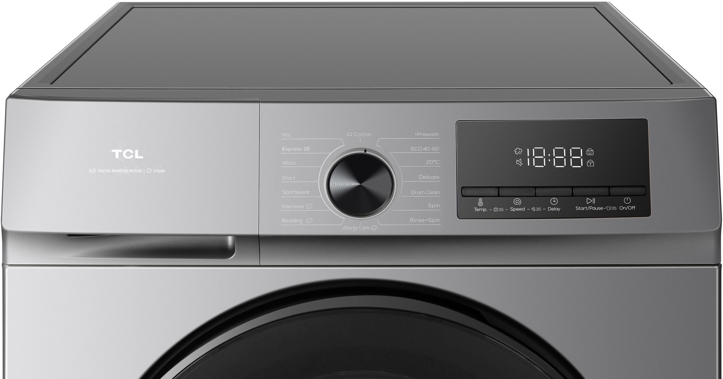 Lave linge Frontal TCL 1400 tr/min, 9Kg, Anthracite - FF0924SA0FR Lave linge Frontal TCL 1400 tr/min, 9Kg, Anthracite - FF0924SA0FR