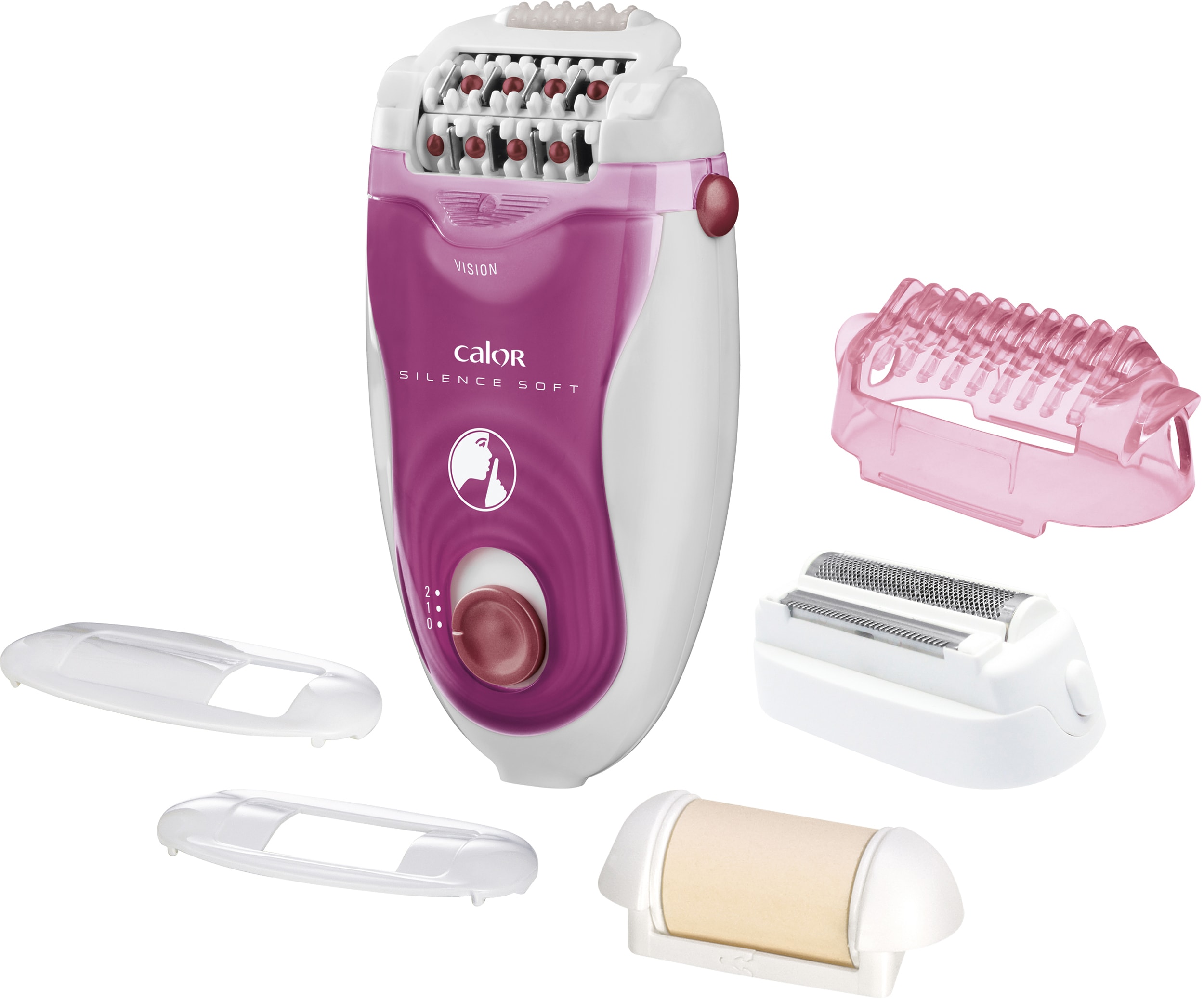 Epilateur CALOR Micro Contact Secteur Tête exfoliante EP5660C0