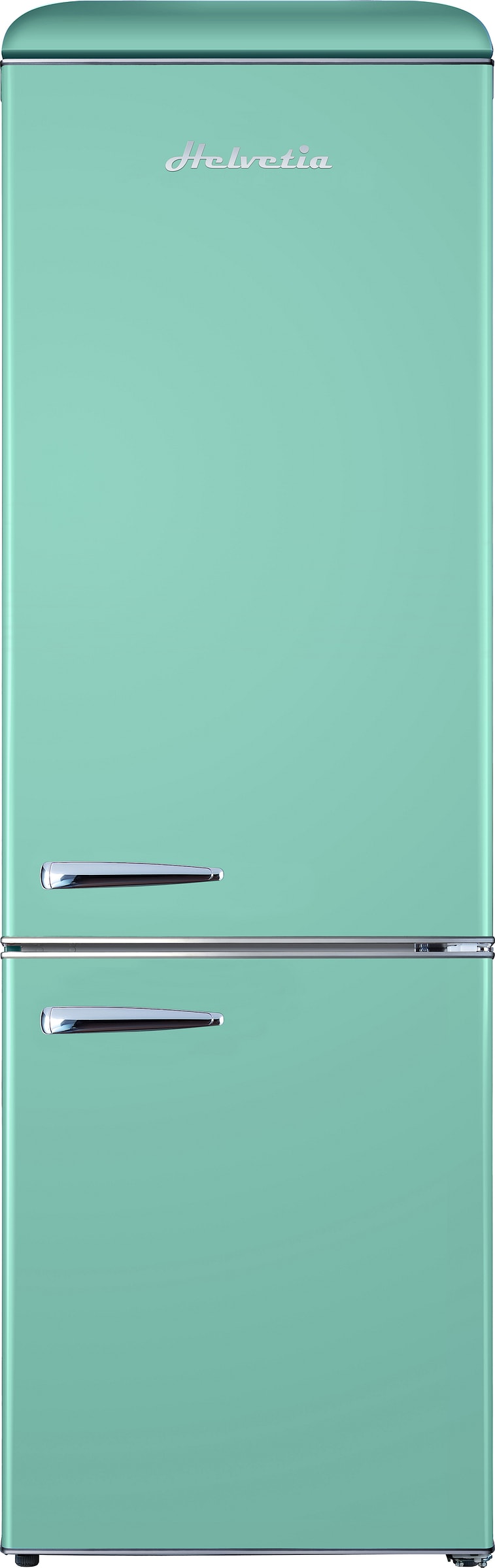 Réfrigérateur congélateur bas HELVETIA 300L Froid brassé Vert HRCBGR300PEV1