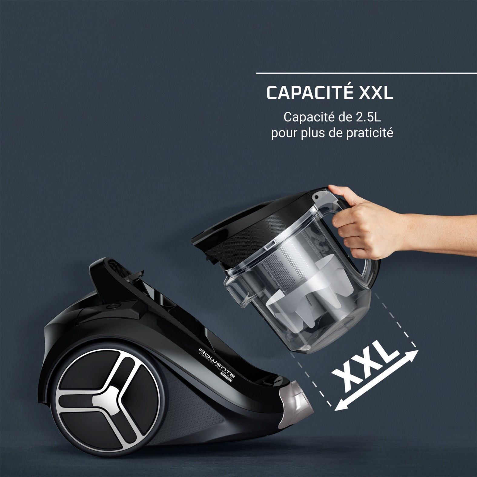Aspirateur Traîneau Rowenta RO74PE3 – Occasion, Incomplet – Fonctionnel