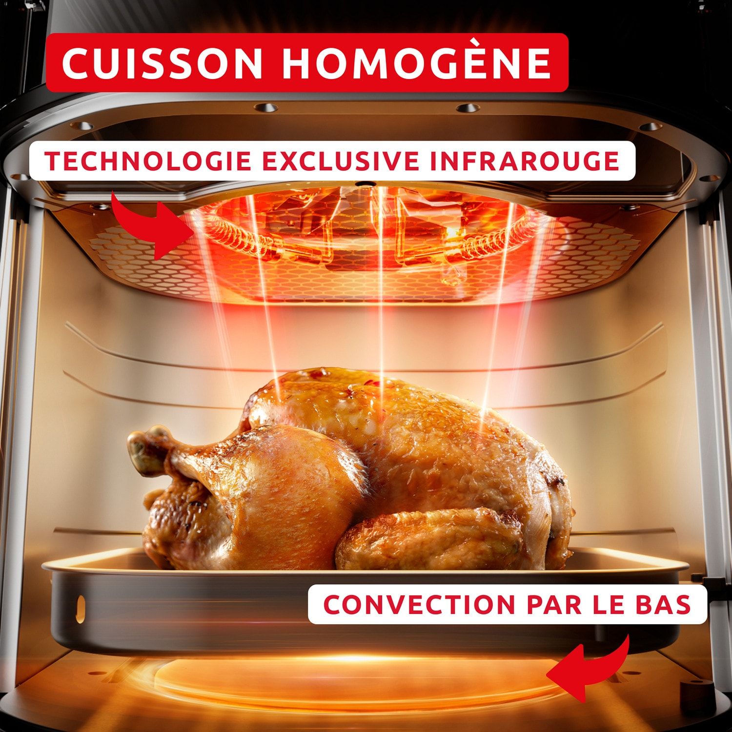 Friteuse à air chaud MOULINEX EZ8328F0 | U-Techno.fr